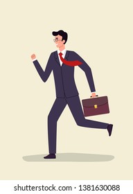 11,220 Business man running briefcase Images, Stock Photos & Vectors ...