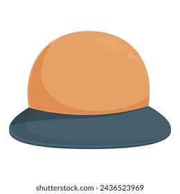 Running cap icon cartoon vector. Walk runner accessories. Sport workout