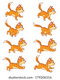 Running Cat Animation Sprite