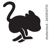 running cat icon vector design