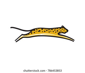 Running Cheetah Hunting Animal