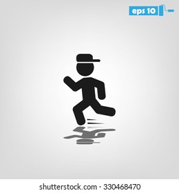 Running Child Icon.