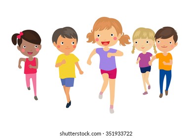 running children