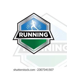 Running Club Logo, Labels, Icons and Design Elements