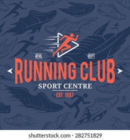 Running Club Logo Template