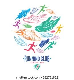 Running Club Logo Template
