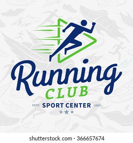 Running Club Logo Template