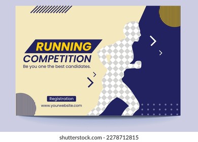 Diseño panorámico de Banners de Competencia en ejecución 