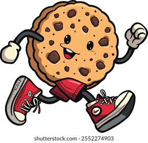 Una Ilustración vectorial de cookies en funcionamiento