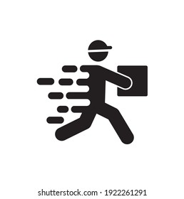 Icono de la caja de retención del repartidor en ejecución.
