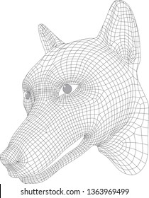 running dog for hunting tattoo