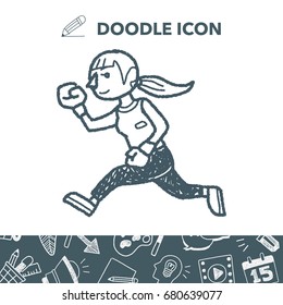 running doodle