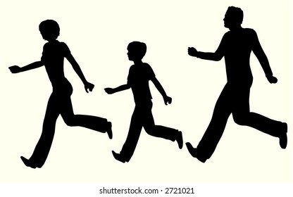 Running Family Vector