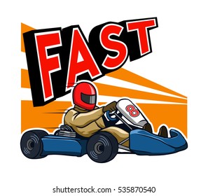 Running Fast Go kart