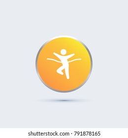 Running at finish line