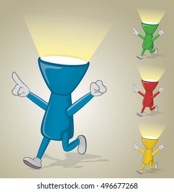 Running Flashlight Number One