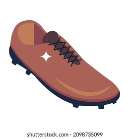 Running footwear, isometric icon of sports shoe 

