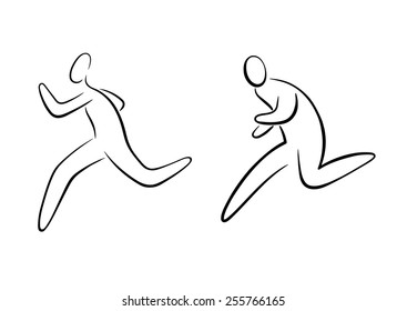 running gestures