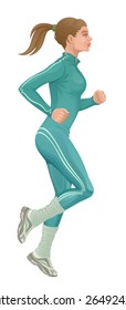 Running girl