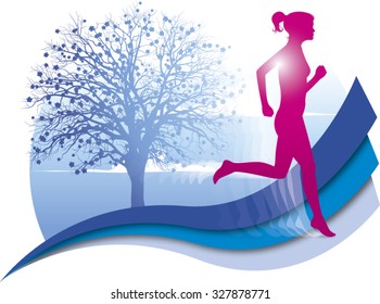 Running girl