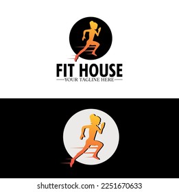 Running girl logo design vector,
Silhouette Running Girl, Running Event Design Ideas, running women logotype - vector illustration.