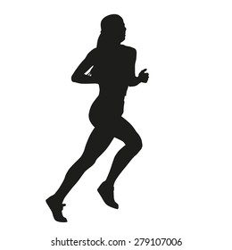 tired runner silhouette