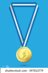 Running Gold Medal