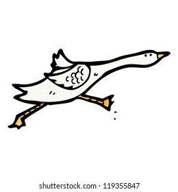 running goose cartoon