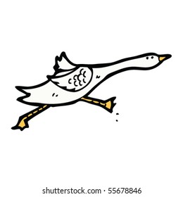 running goose cartoon