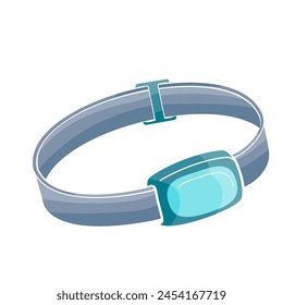 Running headlight color vector illustration