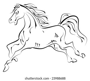 Running Horse