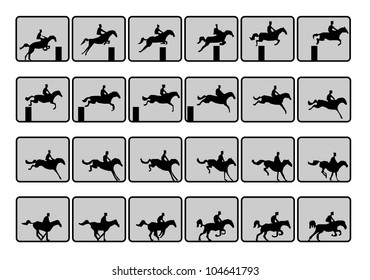 running horse sequence