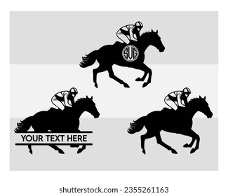 Running Horse Svg, SVG Bundle, galloping horse svg, Jockey player, Running Horse Silhouette, Animals, Running Jockey Clipart, Racehorse svg, Horse Racing , Stallion, svg