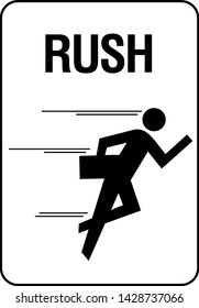 Running a human figure vector illustration eps10