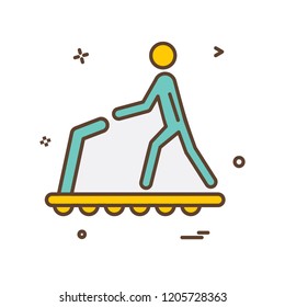 Running icon design vector
