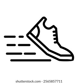 Running Icon Element For Design