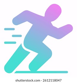 Running Icon Element For Design