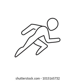 running icon illustration isolated vector sign symbol