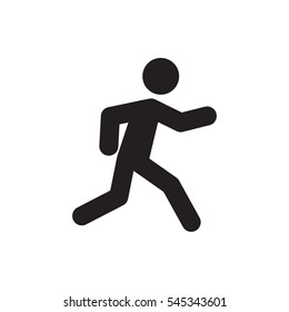 running icon illustration isolated vector sign symbol