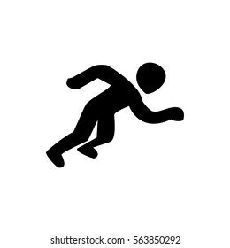 running icon illustration isolated vector sign symbol
