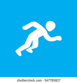 running icon. illustration isolated vector sign symbol
