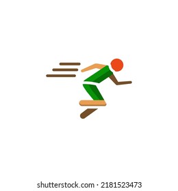 running icon vector design templates 