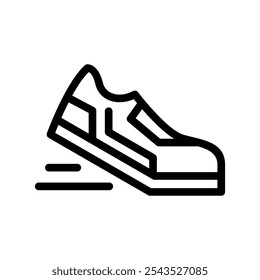Running Icon Vector Symbol Design Illustration