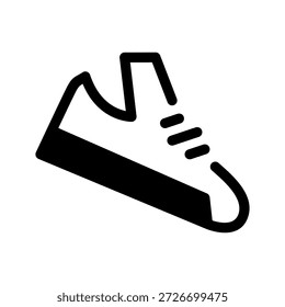 Executando a ilustração de design de símbolo de vetor de ícone