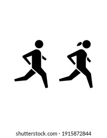 icono de ejecución,icono de vector mejor plano.