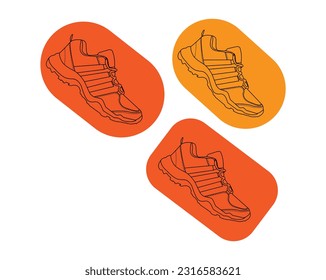  Running Illustration Sneakers Sports Shoes Line Stock Vector (Royalty Free) with Eps 10 Shoes Vector Icon Royalty Free Cliparts, Vectors, And Stock Illustration Vector 