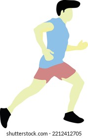 running ilustration. 
vector running that can be used for your various drawing and illustration needs