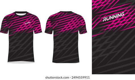 Running Jersey Design. Sport Jersey Art.