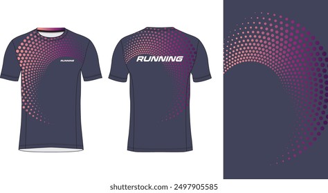 Running Jersey Design. Sport Jersey Art.