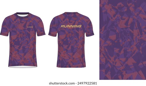 Running Jersey Design. Sport Jersey Art.